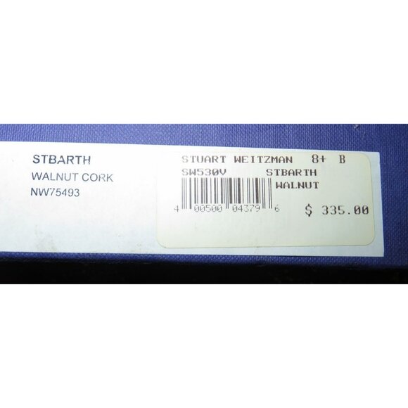 Stuart Weitzman St Barth Walnut Cork Leather Wedge Sandals size 8 MSRP $335 - Picture 9 of 9